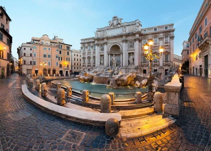 Trevi Fountain Modern Loft Apartment Rom Exteriör bild