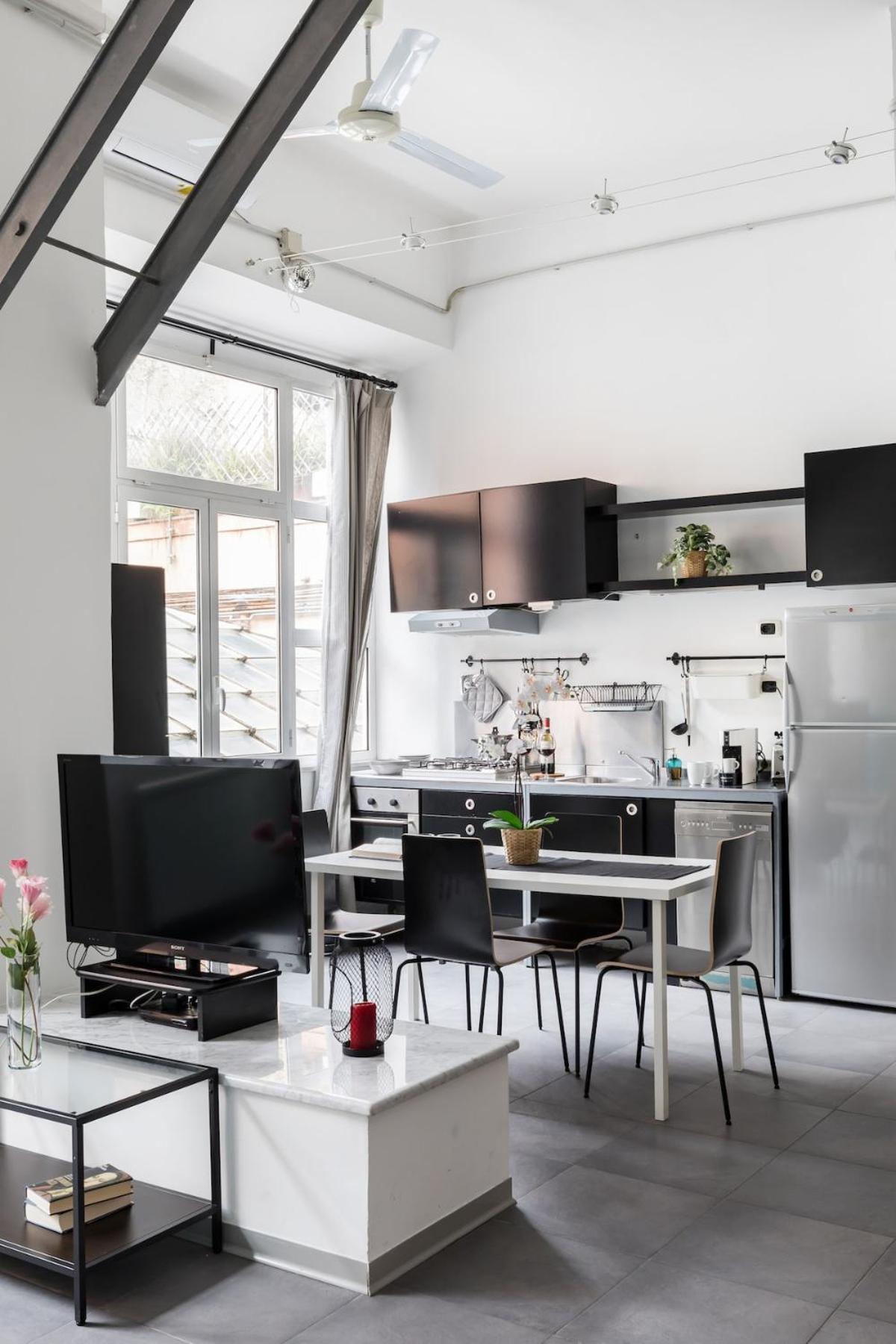 Trevi Fountain Modern Loft Apartment Rom Exteriör bild